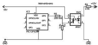 neinvertovano 12V je log 1